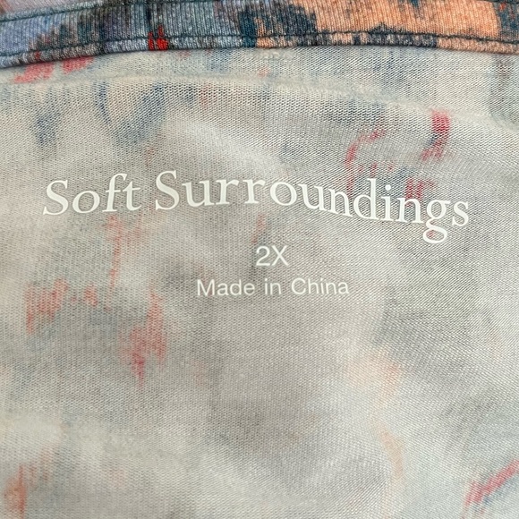 Soft Surroundings Nanette Dress Floral Multicolor Maxi Dress - Picture 14 of 15